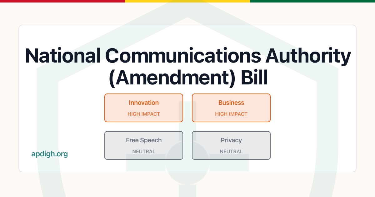 National Communications Authority (Amendment) Bill - Impact Analysis