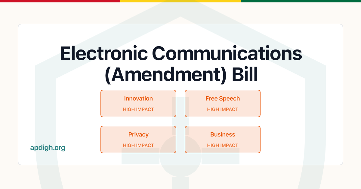 Electronic Communications (Amendment) Bill - Impact Analysis
